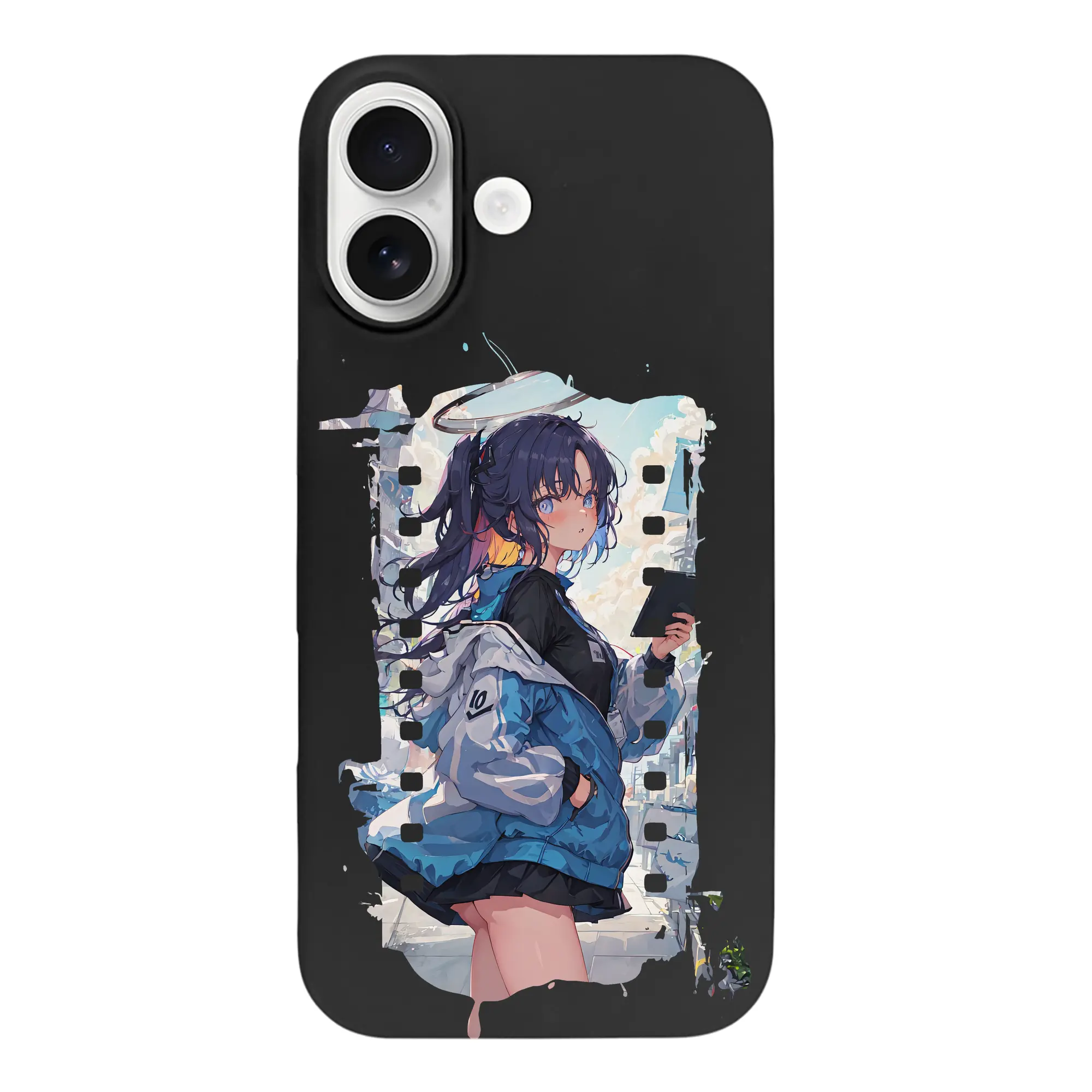 ブルーアーカイブ グッズ 早瀬 ユウカ - iPhone 17 シリーズ シリコンケース 薄型 耐衝撃 指紋防止 ソフトタッチカバー 精密フィット 傷防止 保護ケース iPhone 17/17 Air/17 Pro/17 Pro Max 対応